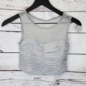 Balera Gray Dance Crop Top Size‎ Small